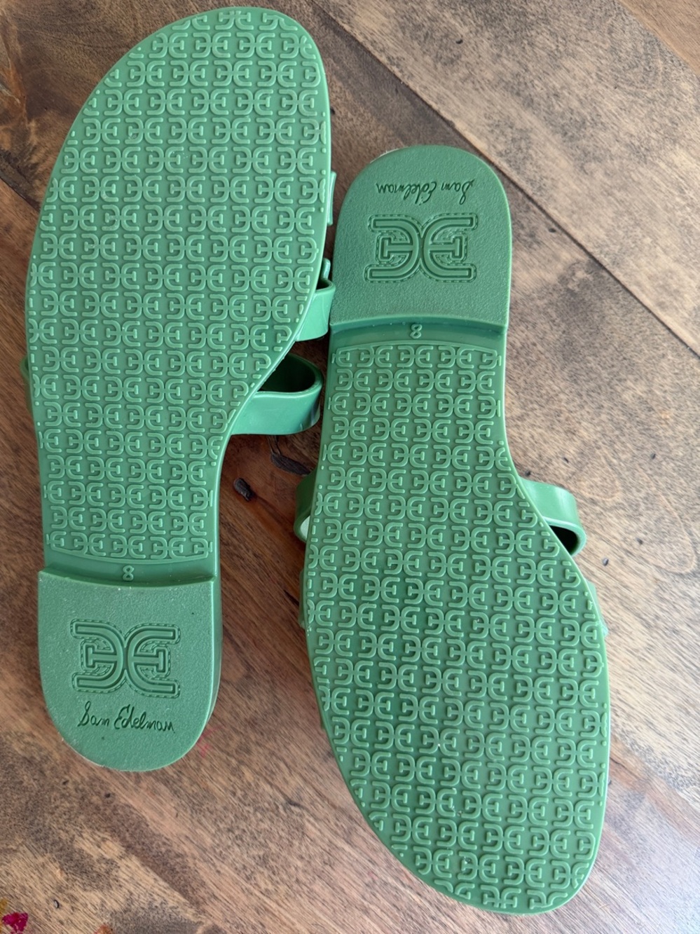 Sam Edelman Bay Jelly Slide Sandals - Green - Picture 2 of 4